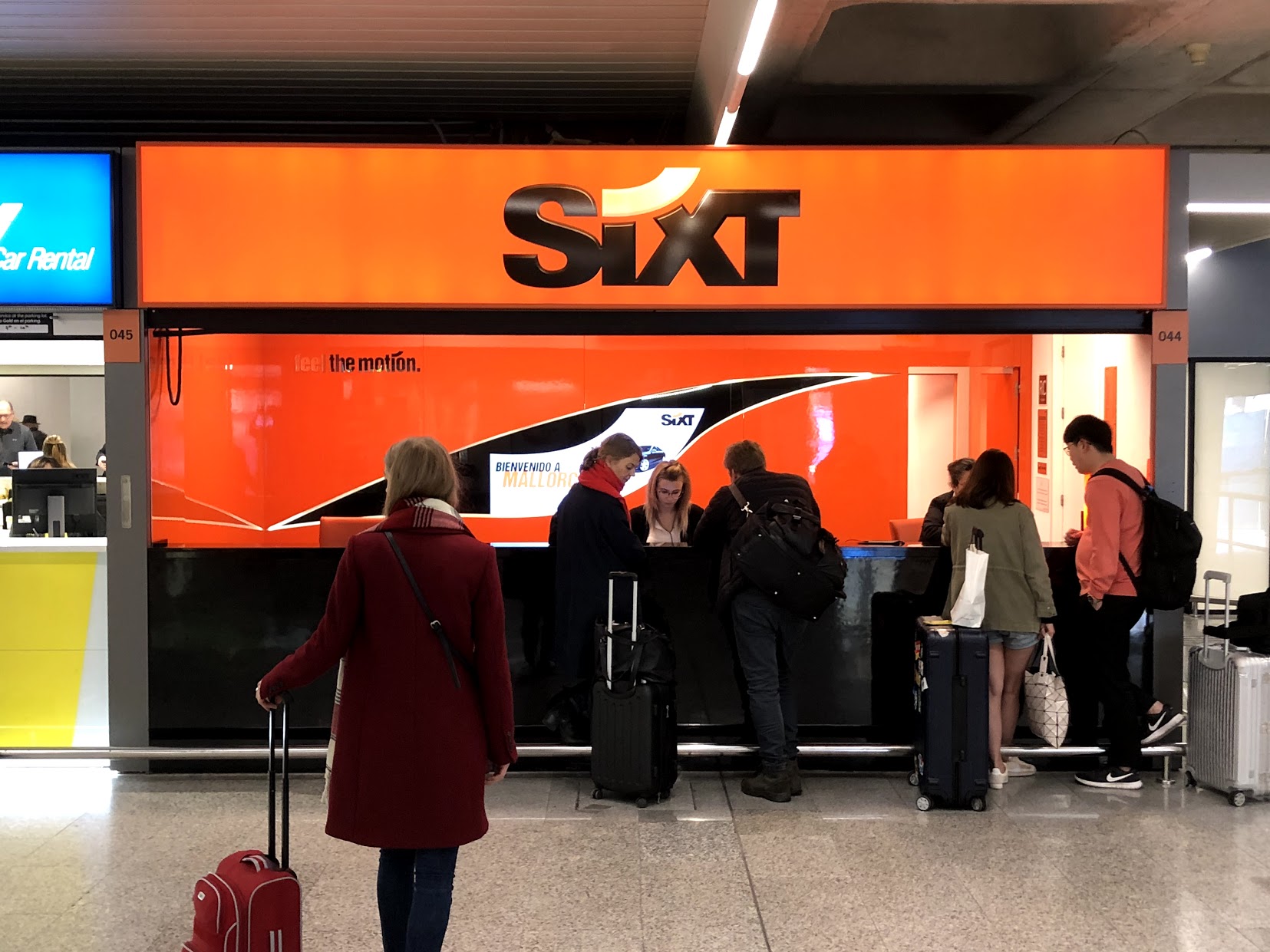 SIXT Car Rental at Mallorca Airport (PMI)